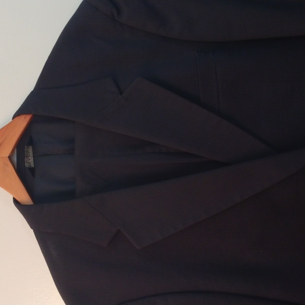 Jos. A. Bank Executive Collection Navy Blue Wool Suit  44R